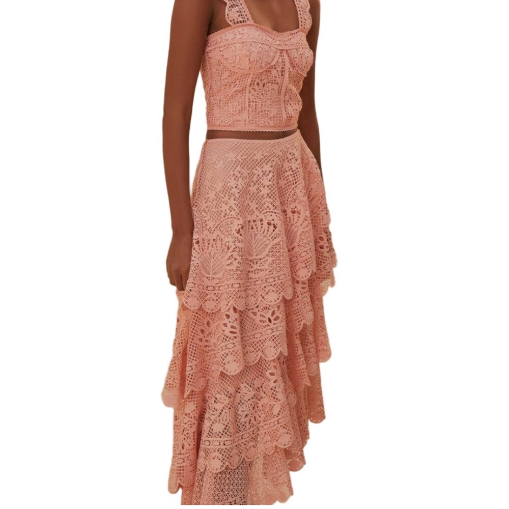 FARM Rio Guipire Pink Lace set - Picture 2 of 6